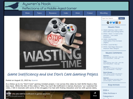 2023/08/23/game-inefficiency-and-the-dont-care-gaming-project screenshot