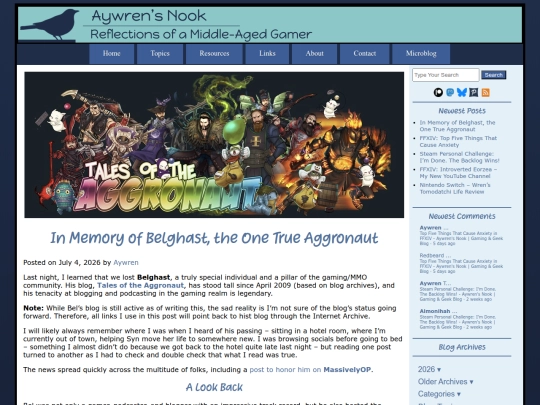 2026/07/04/in-memory-of-belghast-the-one-true-aggronaut screenshot