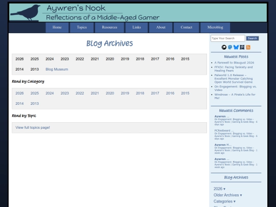 archives screenshot