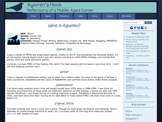 author/Aywren screenshot