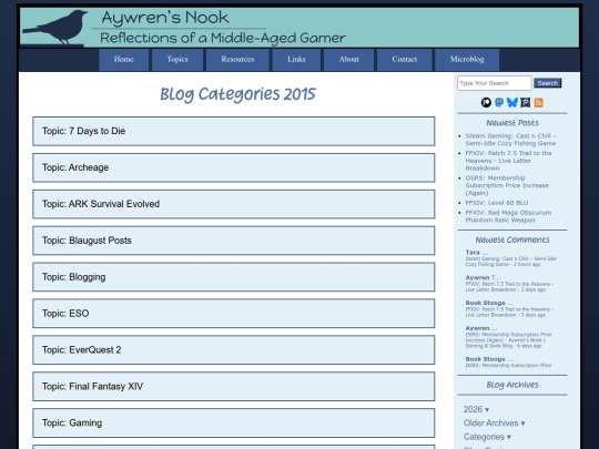 categories/categories-2015 screenshot
