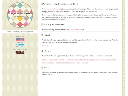 commonplace screenshot