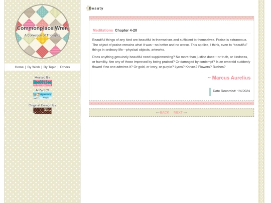 commonplace/topics/beauty screenshot