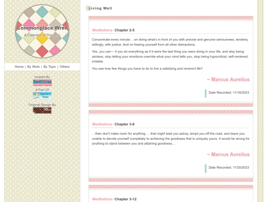 commonplace/topics/livingwell screenshot