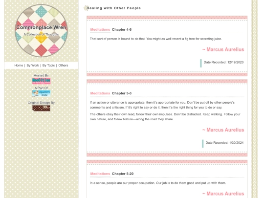 commonplace/topics/otherpeople screenshot