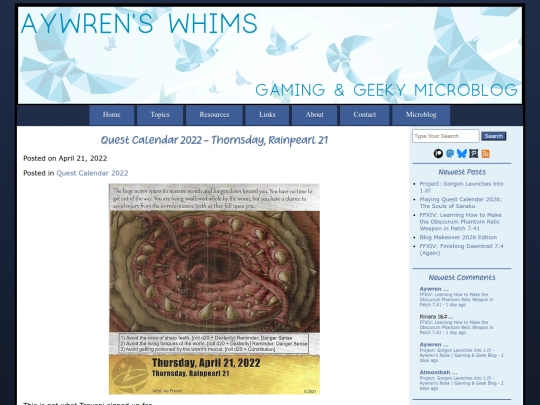 microblog/2022/04/21/thornsday-rainpearl-21 screenshot