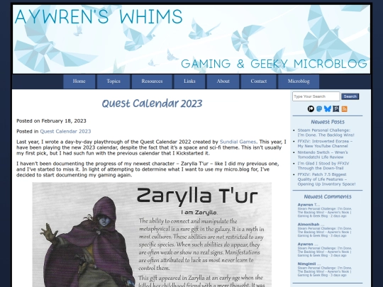 microblog/2023/02/18/quest-calendar-2023 screenshot
