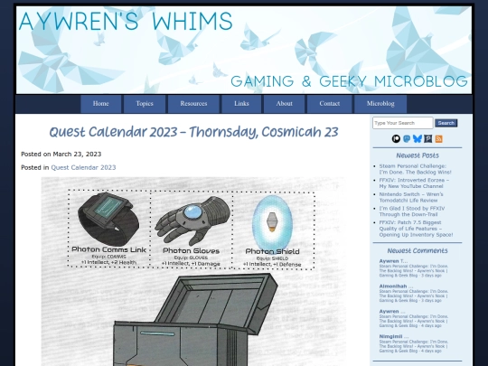 microblog/2023/03/23/thornsday-cosmicah-23 screenshot