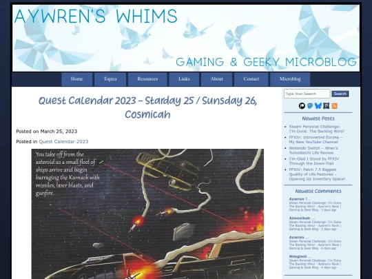 microblog/2023/03/25/starday-25-sunsday-26-cosmicah screenshot