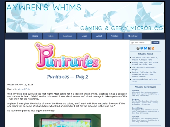 microblog/2025/07/12/punirunes-day-2 screenshot