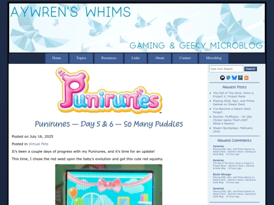 microblog/2025/07/16/punirunes-day-5-and-6 screenshot