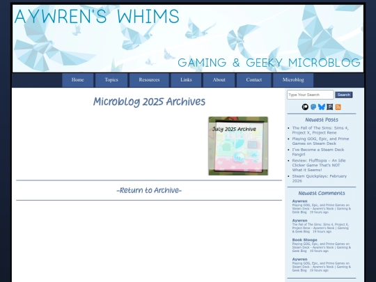 microblog/2025 screenshot