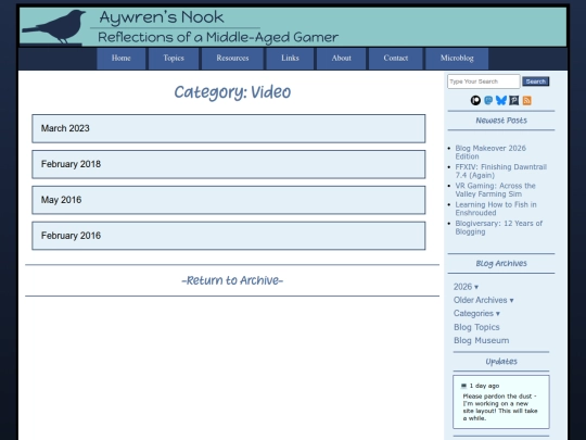 microblog/category/video screenshot