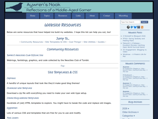 resources screenshot