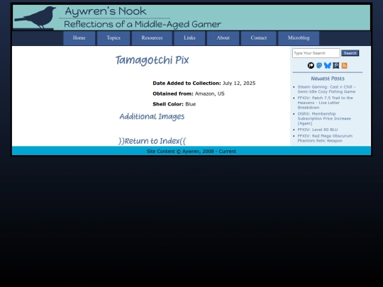 virtualpets/tamapixblue screenshot