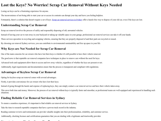 blog/scrap-car-removal-sydney screenshot