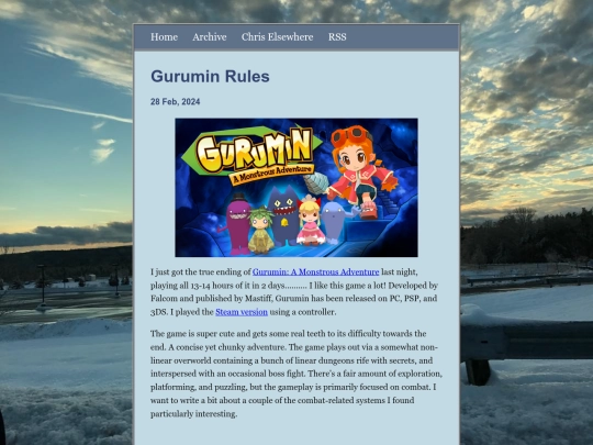 posts/2024-02-28-Gurumin-Rules screenshot