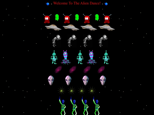 aliendance screenshot