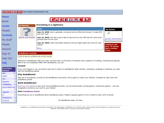 index screenshot