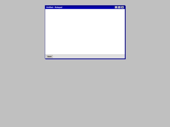 notepad screenshot