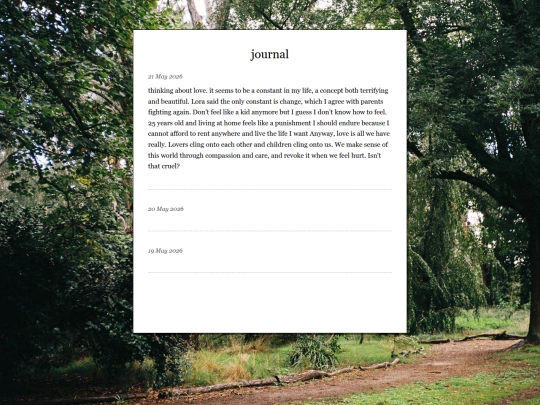 journal screenshot