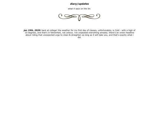 diary screenshot