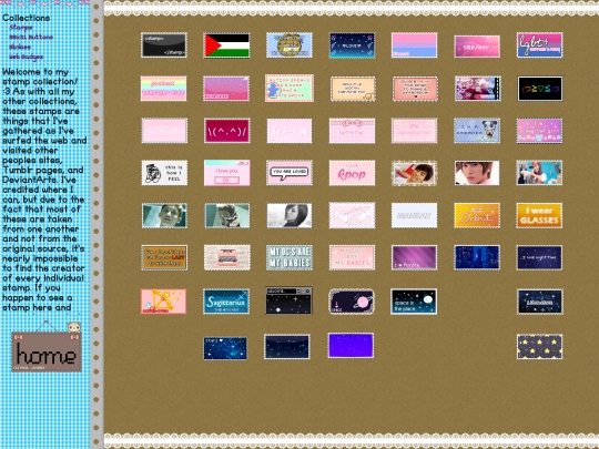 collected/stampcollection screenshot
