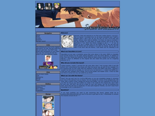 layouts/recreatedlayouts/sxnislove screenshot
