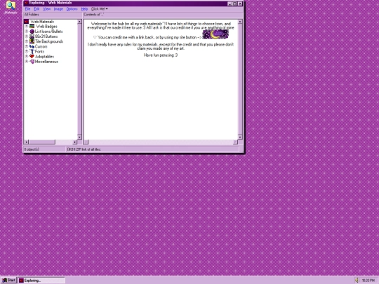 materials screenshot