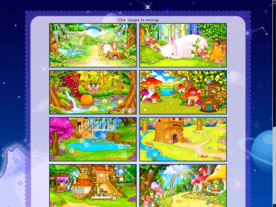 pixelscenes/outdoors/fantasy/magicforest screenshot