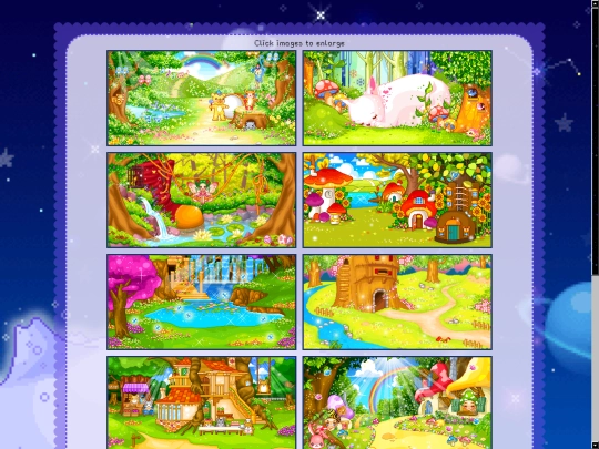 pixelscenes/outdoors/fantasy/magicforest screenshot