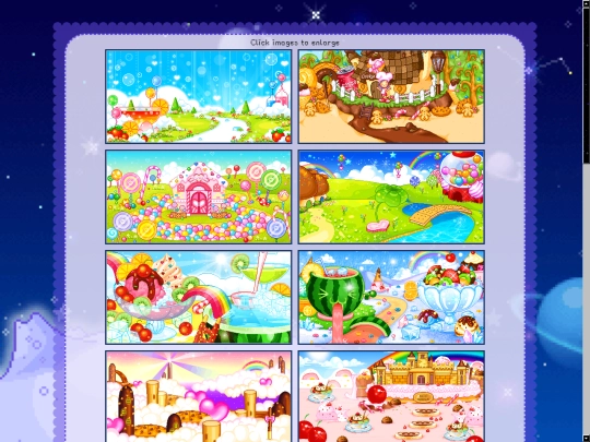 pixelscenes/outdoors/food/candyland screenshot
