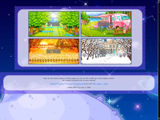 pixelscenes/outdoors/seasons screenshot