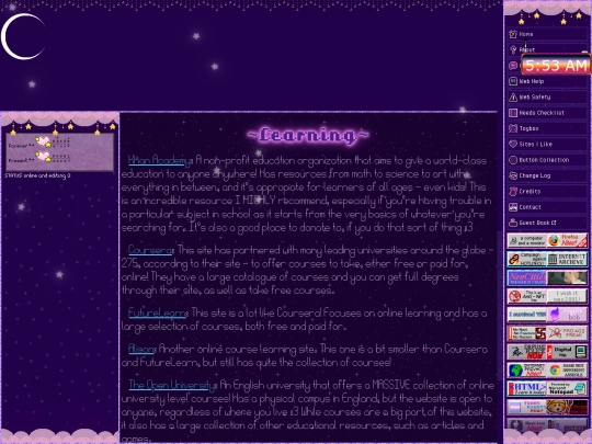 websurfing screenshot