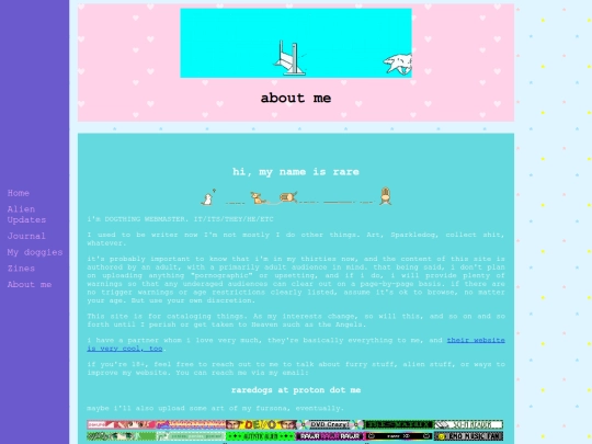 aboutme screenshot