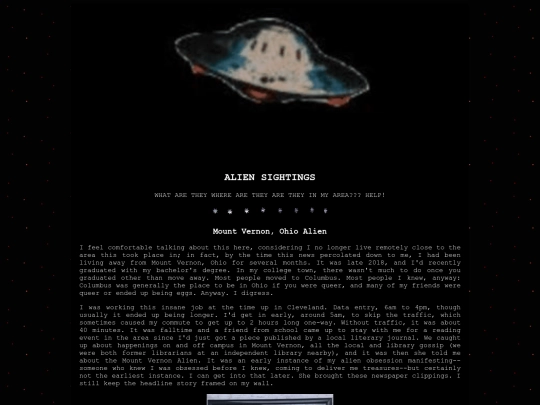 aliensightings screenshot