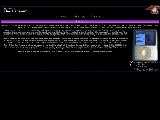 music screenshot