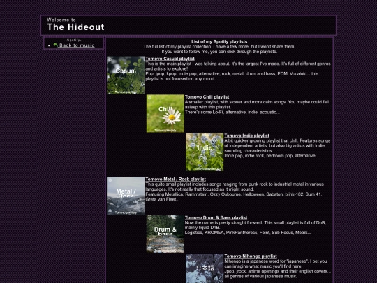 old/spotify screenshot