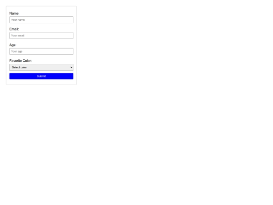 forms screenshot