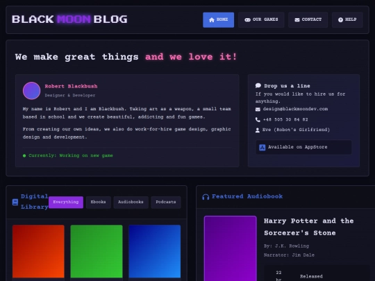 Deep/index.html screenshot