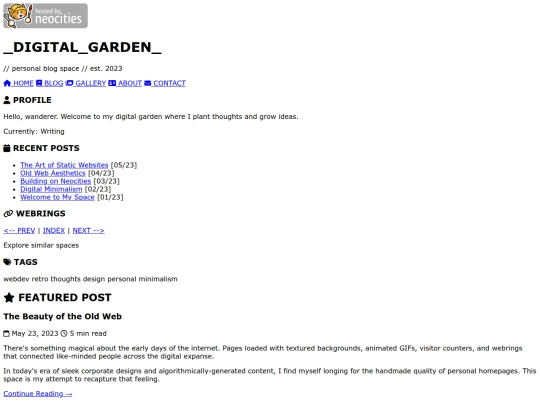index screenshot