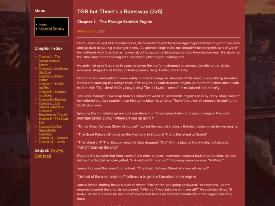LibraryOfCerenity/TGRbTaR_2x5_ch01 screenshot