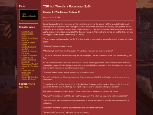 LibraryOfCerenity/TGRbTaR_2x5_ch07 screenshot