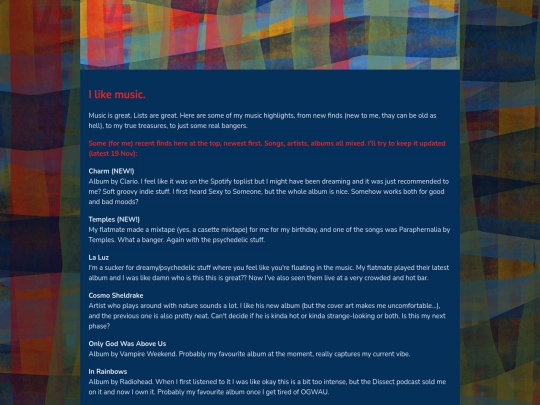 music screenshot