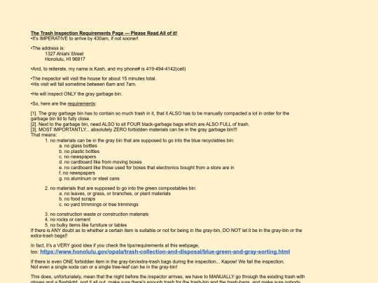 TheTrashInspectionRequirementsPagePleaseReadA screenshot