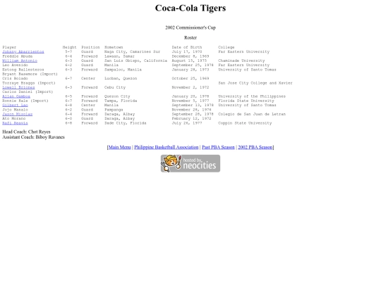 pba.past2002coccom screenshot