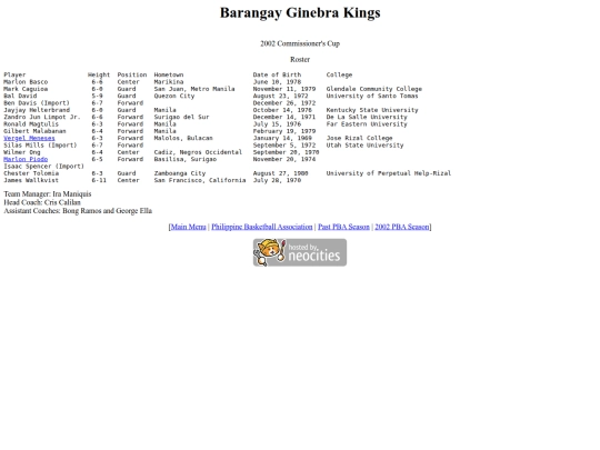 pba.past2002gincom screenshot