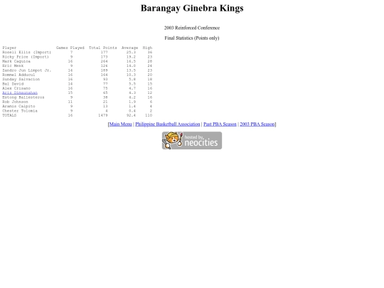 pba.past2003ginrei screenshot