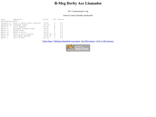 pba.past201011bmecom screenshot