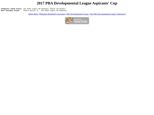 pba/pbadleague/2017aspirantscup screenshot
